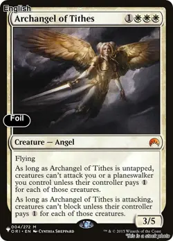 Archangel of Tithes EN [LIST - 4] - LP [Foil] TCG MTG - Image 1