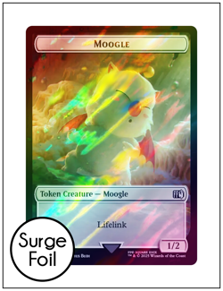 1x Moogle Token || Treasure Token , Surge Foil, Final Fantasy, Magic MTG NM - Image 1