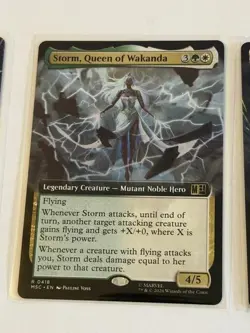 Storm, Queen of Wakanda Extended Art Marvel Super Heroes Commander 418 - Image 1