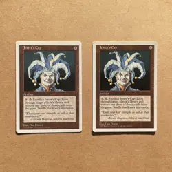 MTG Jester's Cap (2) LP Fifth Edition Rare Artifact Magic The Gathering 1997 - Image 1
