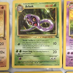 Wizards Pokemon TCG Fossil Unlimited Lot - Sandslash Arbok Slowbro - 11 Cards - Image 3