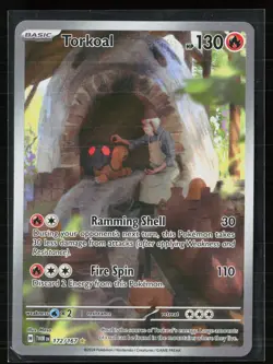 Torkoal 172/167 Illustration Rare Twilight Masquerade Pokemon NM - Image 1