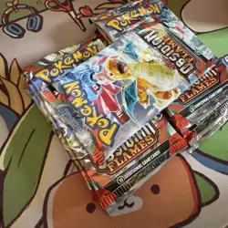 pokemon obsidian flames booster pack Lot Of 9 Sealed - Image 1