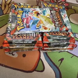 pokemon obsidian flames booster pack Lot Of 9 Sealed - Image 2