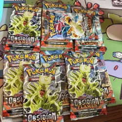 pokemon obsidian flames booster pack Lot Of 9 Sealed - Image 3