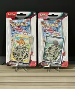 Pokemon Obsidian Flames Scarlet & Violet Blister Pack set of 2 New sealed - Image 1