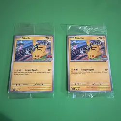 Pikachu Promo 2024 World Championships SVP EN 190 Pokemon Worlds SEALED PROMO x2 - Image 1