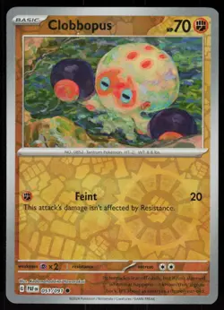 Clobbopus 051/091 Common Paldean Fates Pokemon Reverse Holo Near Mint - Image 1