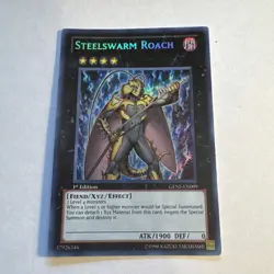 1st Edition Steelswarm Roach GENF-EN099 Secret Rare NM YUGIOH - Image 1