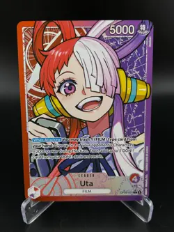 Uta (Alternate Art) OP06-001 Leader Wings of the Captain One Piece NM - Image 1
