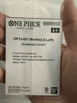 Monkey.D.Luffy - OP13-001 (Ichiban Kuji Exclusive) OP13-001 One Piece Promotion - Image 2