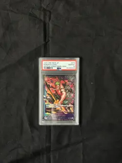 PSA 10 ONE PIECE Zoro ST21-015 Flagship Battle 2025 Top 8 Prize Promo Card - Image 1