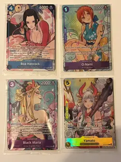 One Piece TCG Illustration Box Vol 1 and 2 Promos Sealed - Image 1
