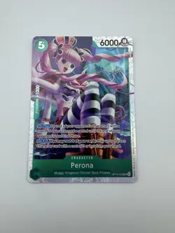 Perona OP14-033 SR One Piece Card Game English Azure Sea’s Seven NM English - Image 1