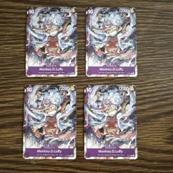 One Piece Monkey D. Luffy P-041 Promo Card X4 - Image 1