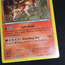 HOLO BLEED Charizard 19/113 Legendary Treasures Cosmos Holo Promo Pokemon Card - Image 2