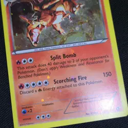 HOLO BLEED Charizard 19/113 Legendary Treasures Cosmos Holo Promo Pokemon Card - Image 3