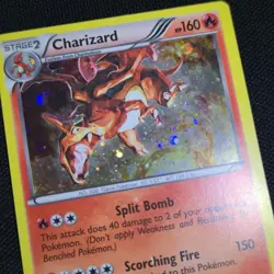 HOLO BLEED Charizard 19/113 Legendary Treasures Cosmos Holo Promo Pokemon Card - Image 4