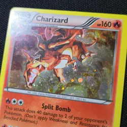 HOLO BLEED Charizard 19/113 Legendary Treasures Cosmos Holo Promo Pokemon Card - Image 5