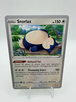 Snorlax 143/196 2023 World Championship LP+ Pokemon Card Gabriel Fernandez Deck - Image 1
