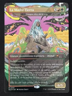 1x MTG La Madre Tierra - Xenagos, God of Revels (Rainbow Foil, Spanish) - (SLD) - Image 1
