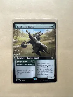 MTG Brightcap Badger BLC 0062 R NM Regular Extended Art - Image 1