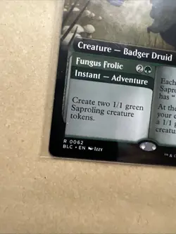 MTG Brightcap Badger BLC 0062 R NM Regular Extended Art - Image 3