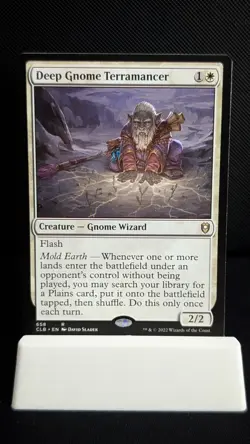 MTG Deep Gnome Terramancer R Commander Legends: Battle for Baldur's Gate 658 NM - Image 1