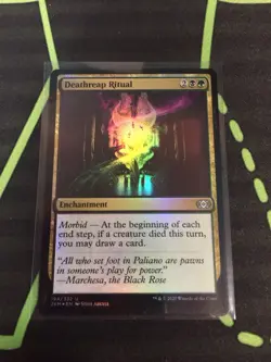 MTG Magic The Gathering Deathreap Ritual Foil Golgari Enchantment Commander - Image 1