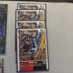 Digimon Card Game BlackWarGreymon ACE EX10-010 / Greymon Deck Parts - Image 3