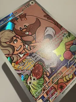 Arven's Greedent 205/182 Pokemon TCG S&V Destined Rivals Illustration Rare - Image 4