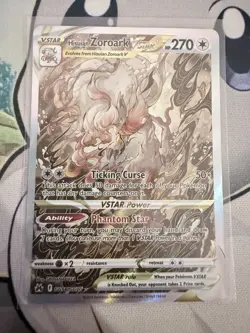 Pokemon Hisuian Zoroark VSTAR GG56/GG70 Crown Zenith Galarian Gallery Full Art - Image 1