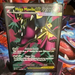 Pokemon Mega Mawile ex Ultra Rare ME01: Mega Evolution 162/132 NM - Image 1