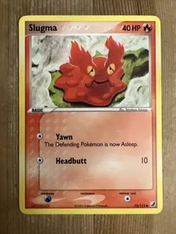 Pokemon TCG Slugma EX Unseen Forces 73/115 Regular Common VLP - Image 1