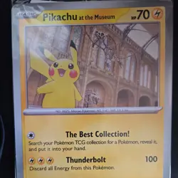 Pokemon Pikachu at the Natural History Museum Sealed Jumbo Promo SVP - Image 4