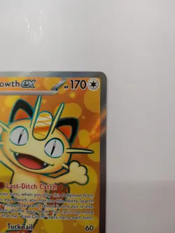 🔥 2026 POKEMON MEOWTH EX FULL ART# 107/088 MEGA EVOLUTION PERFECT ORDER - Image 3