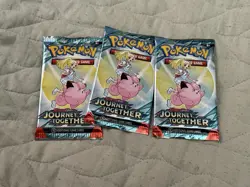 pokemon journey together 3 packs unopened - Image 1
