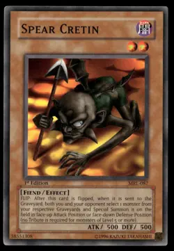 Spear Cretin MRL-087 Common / Short Print Magic Ruler Yu-Gi-Oh 1st Edition LP - Image 1