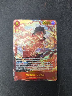 One Piece TCG - Portgas.D.Ace OP16-118 (Alt Art) - The Time of Battle - ENG - NM - Image 1