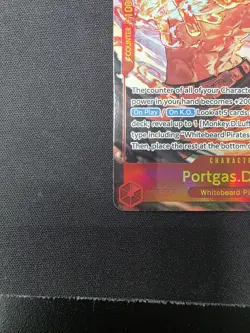 One Piece TCG - Portgas.D.Ace OP16-118 (Alt Art) - The Time of Battle - ENG - NM - Image 2