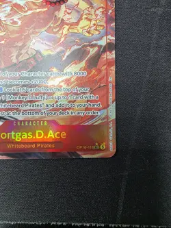 One Piece TCG - Portgas.D.Ace OP16-118 (Alt Art) - The Time of Battle - ENG - NM - Image 3