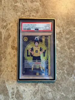 One Piece 2025 Promos BVB Matchday 2025 #003 Monkey D. Luffy PSA 10 - Image 1