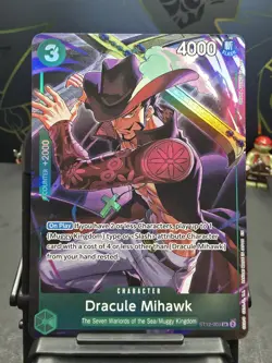 Dracule Mihawk (Illustration Box Vol.4) ST12-003 English One Piece Card - Sealed - Image 1