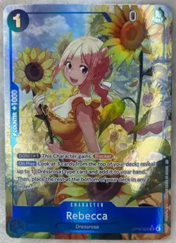 Rebecca (Alt Art) OP15-053 SR - One Piece Adventure on KAMI's Island - ENGLISH - Image 1