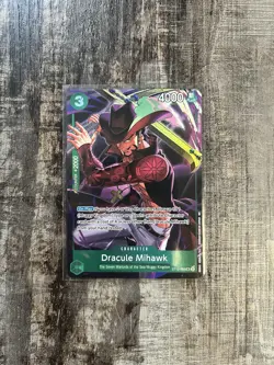 Dracule Mihawk ST12-003 Illustration Box Vol.4 One Piece Promo English - Image 1