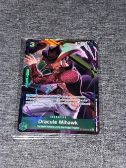 One Piece Dracule Mihawk ST12-003 Illustration Box Vol 4 English Promo Sealed - Image 1