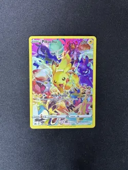 Pokemon TCG Crown Zenith Pikachu Full Art Secret Rare Card 160/159 - Image 1