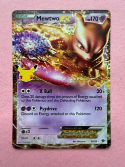 Mewtwo EX - Celebrations - 54/99 - Pokemon Card - Near Mint - Image 1