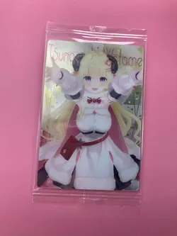 Tsunomaki Watame No.24 Hololive Production Wafer Foil Card Sealed Japanese - Image 2