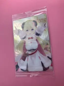 Tsunomaki Watame No.24 Hololive Production Wafer Foil Card Sealed Japanese - Image 3